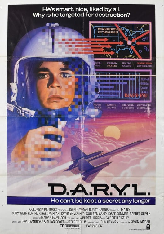 the movie poster: D.A.R.Y.L. (1985) ver2