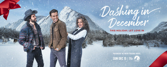 1000 piece jigsaw puzzle for tv poster: Dashing in December, ver2