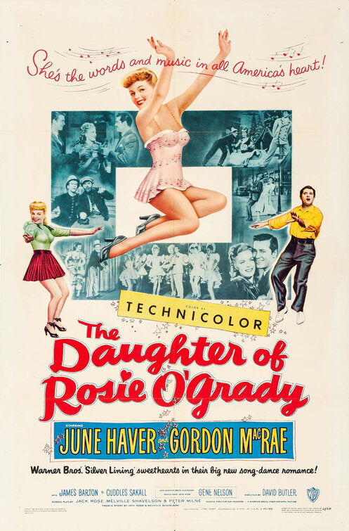 1000 piece jigsaw puzzle for the movie poster: The Daughter of Rosie O'Grady (1950)