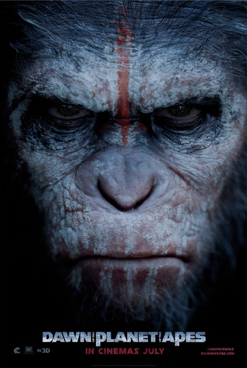 1000 piece jigsaw puzzle for the movie poster: Dawn of the Planet of the Apes (2014)