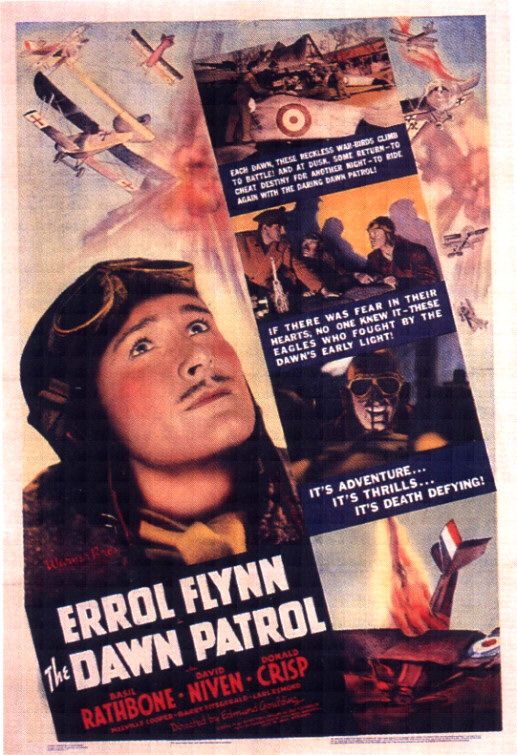 the movie poster: The Dawn Patrol (1938) ver2