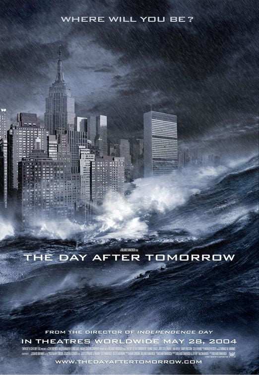 the movie poster: The Day After Tomorrow (2004) ver2