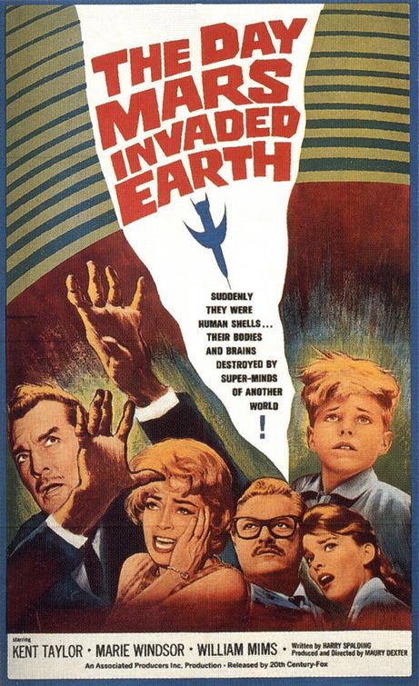 the movie poster: The Day Mars Invaded Earth (1963)