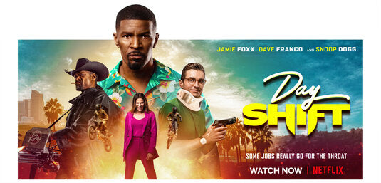 1000 piece jigsaw puzzle for the movie poster: Day Shift (2022) ver10