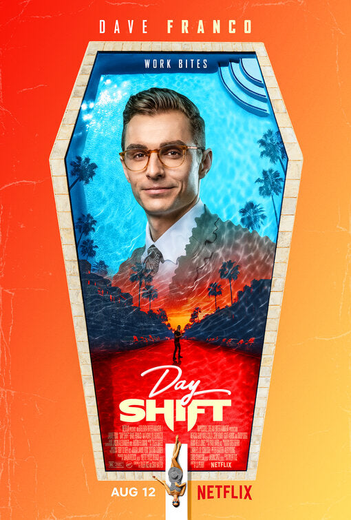 1000 piece jigsaw puzzle for the movie poster: Day Shift (2022) ver2