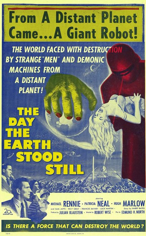the movie poster: The Day the Earth Stood Still (1951)
