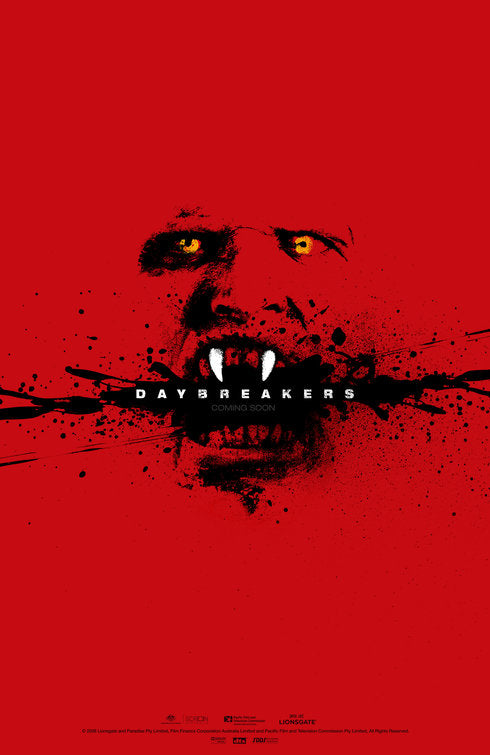 1000 piece jigsaw puzzle for the movie poster: Daybreakers (2010)