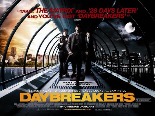 1000 piece jigsaw puzzle for the movie poster: Daybreakers (2010) ver3