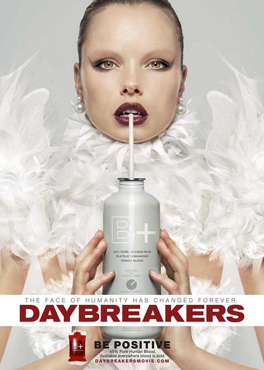1000 piece jigsaw puzzle for the movie poster: Daybreakers (2010) ver6