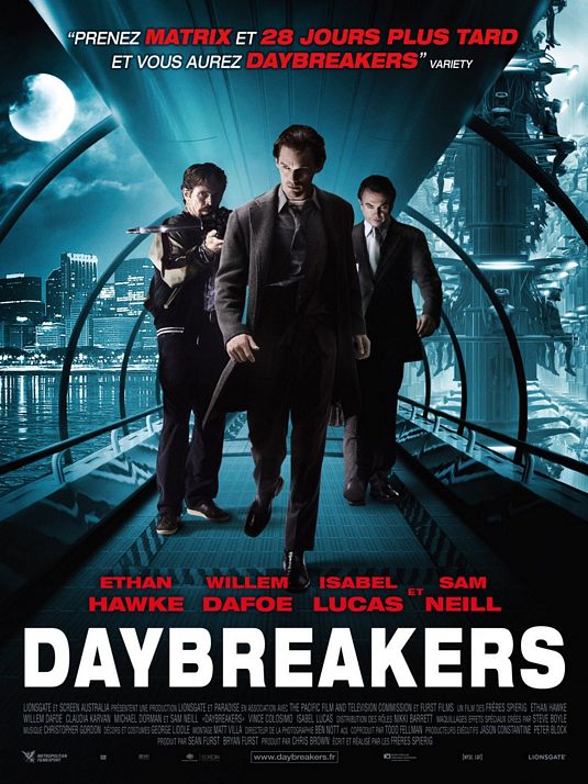 1000 piece jigsaw puzzle for the movie poster: Daybreakers (2010) ver9