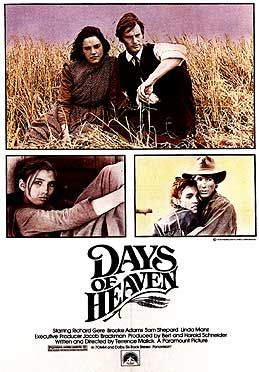 the movie poster: Days of Heaven (1978)