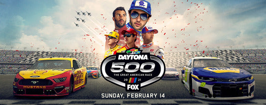 1000 piece jigsaw puzzle for tv poster: Daytona 500