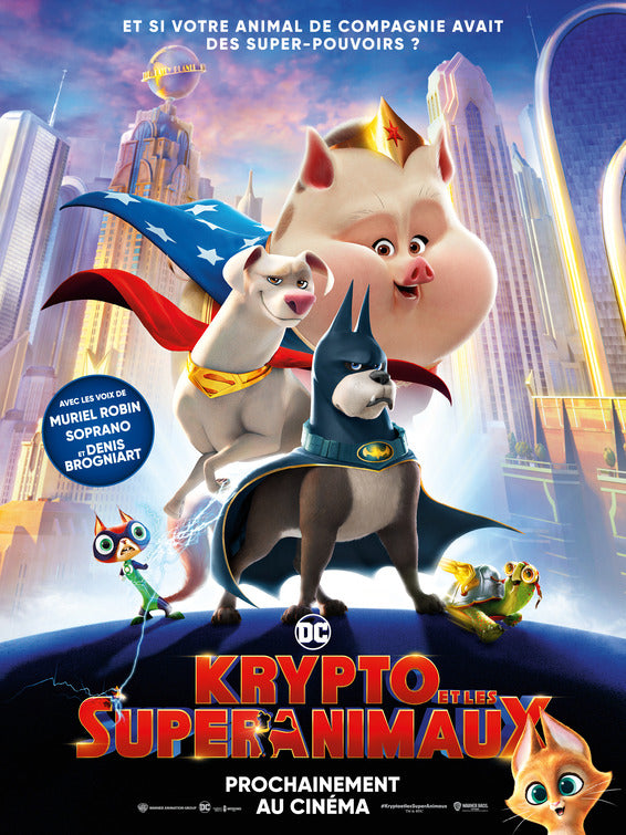 1000 piece jigsaw puzzle for the movie poster: DC League of Super-Pets (2022) ver14