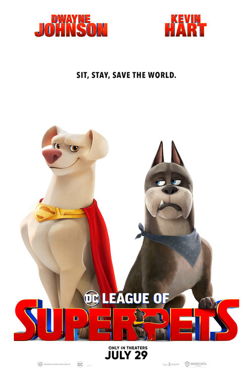1000 piece jigsaw puzzle for the movie poster: DC League of Super-Pets (2022) ver2