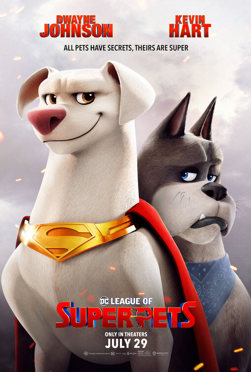 1000 piece jigsaw puzzle for the movie poster: DC League of Super-Pets (2022) ver6