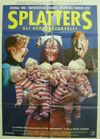 the movie poster: Dead Alive (aka Braindead) (1992) ver2
