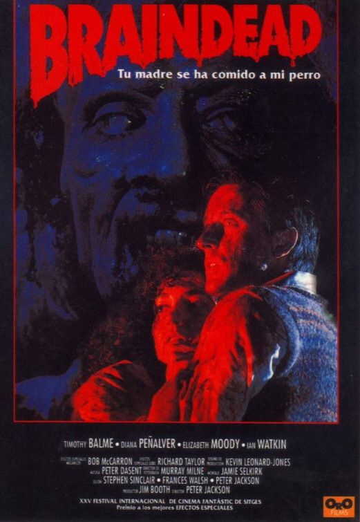 the movie poster: Dead Alive (aka Braindead) (1992) ver3