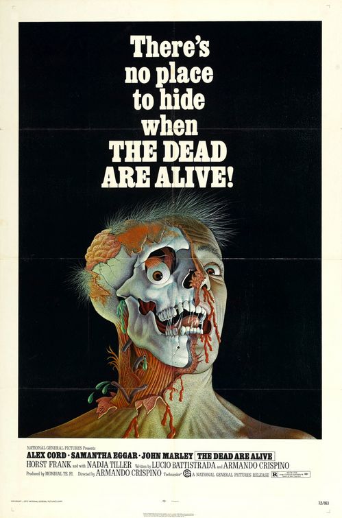 the movie poster: The Dead Are Alive (1972)