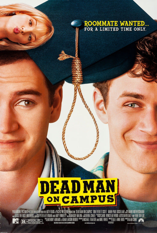 the movie poster: Dead Man on Campus (1998)