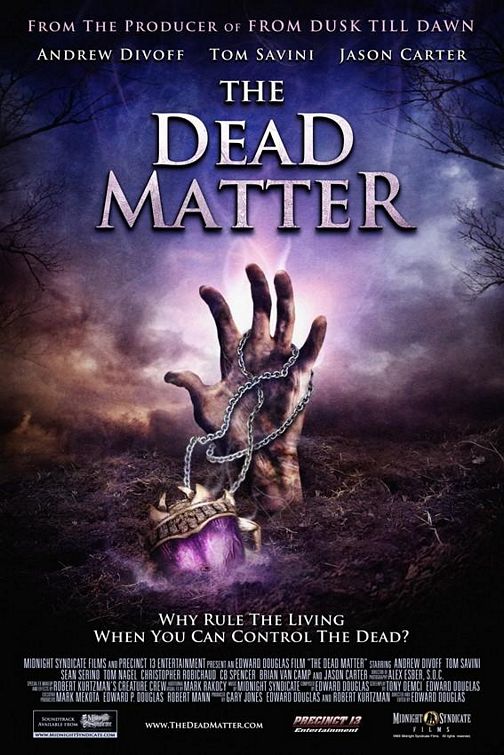 1000 piece jigsaw puzzle for the movie poster: The Dead Matter (2010)