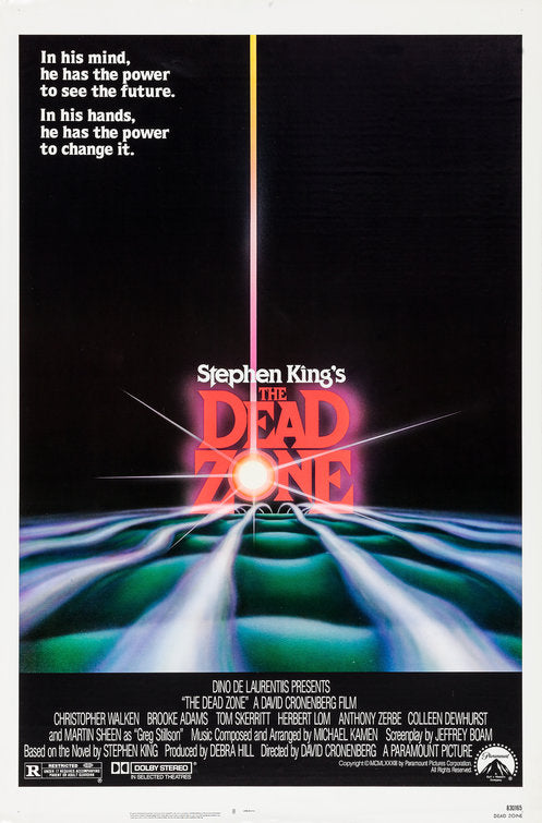 the movie poster: The Dead Zone (1983)