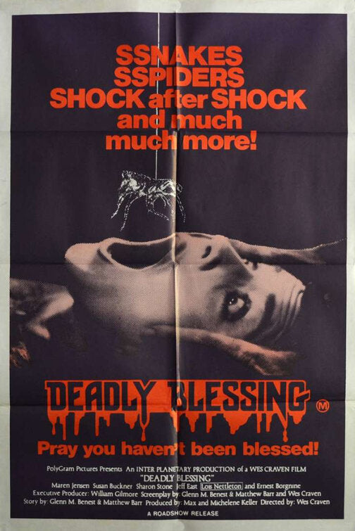 1000 piece jigsaw puzzle for the movie poster: Deadly Blessing (1981) ver2