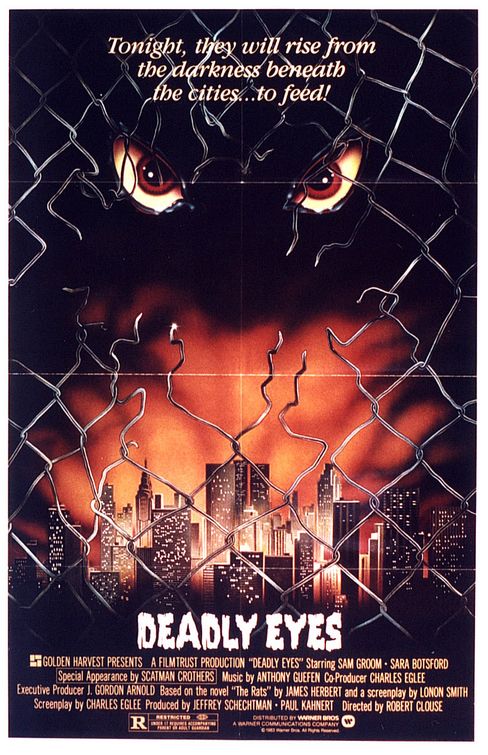 the movie poster: Deadly Eyes (1982)