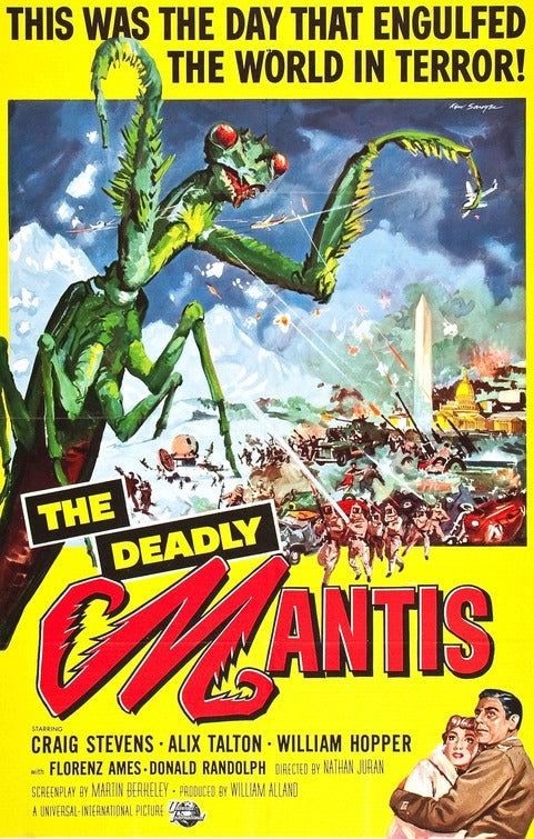 the movie poster: The Deadly Mantis (1957)