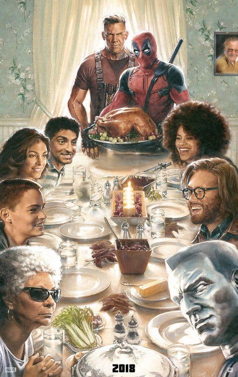 1000 piece jigsaw puzzle for the movie poster: Deadpool 2 (2018)