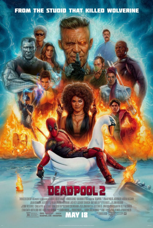 1000 piece jigsaw puzzle for the movie poster: Deadpool 2 (2018) ver15