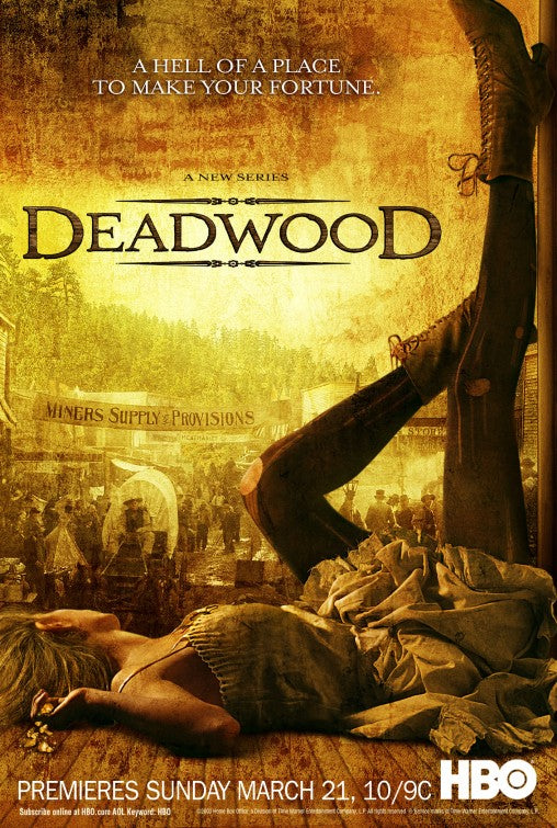 1000 piece jigsaw puzzle for tv poster: Deadwood