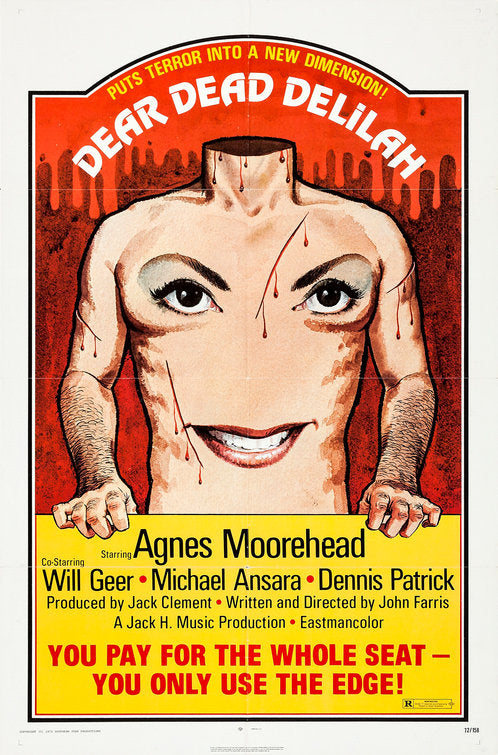the movie poster: Dear Dead Delilah (1972)