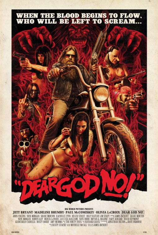 1000 piece jigsaw puzzle for the movie poster: Dear God No! (2011)