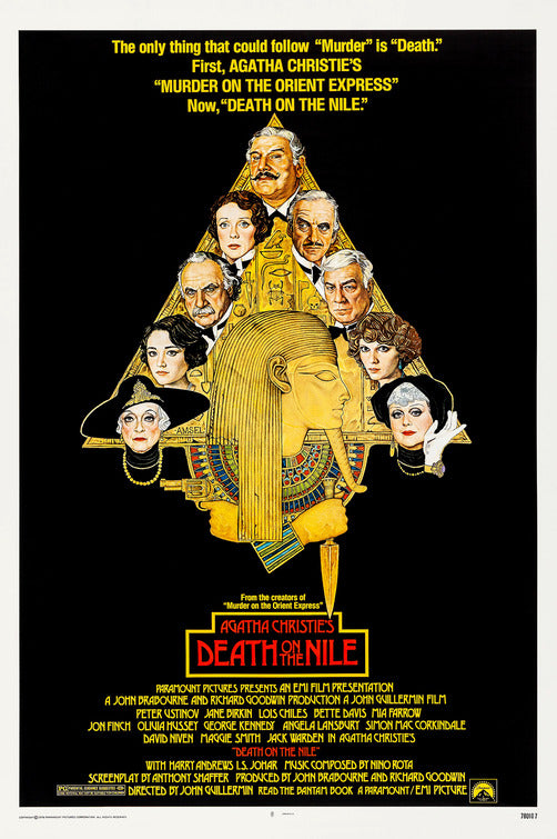 the movie poster: Death on the Nile (1978)