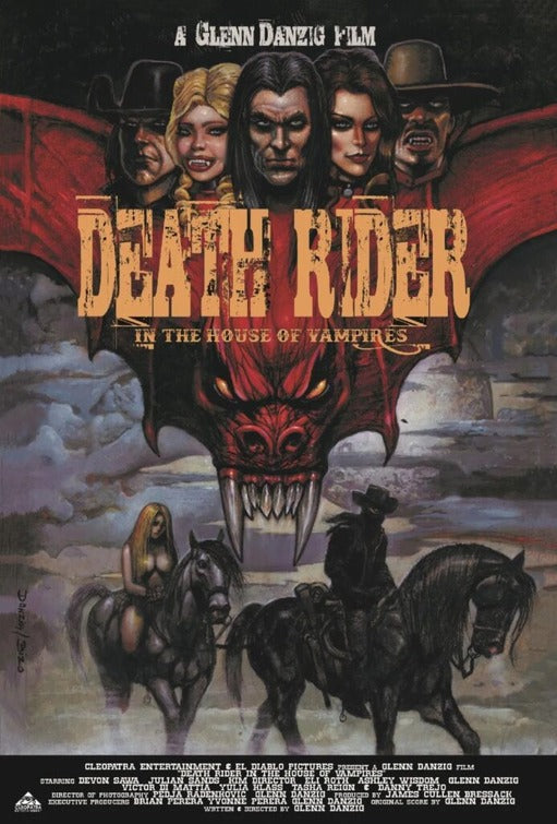 1000 piece jigsaw puzzle for the movie poster: Death Rider in the House of Vampires (2021)