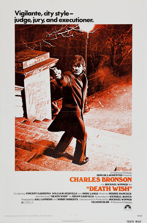 the movie poster: Death Wish (1974)