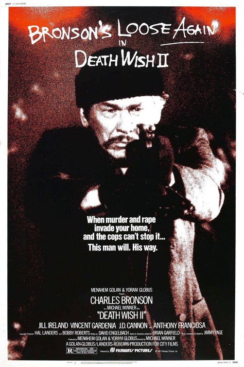 the movie poster: Death Wish II (1982) ver1