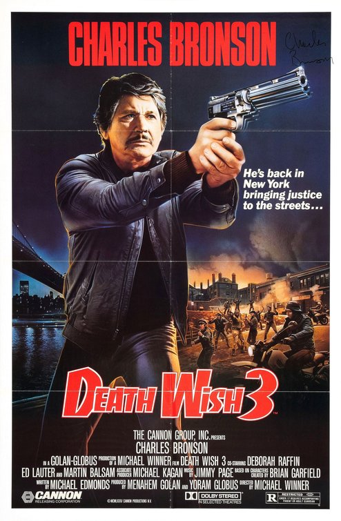 the movie poster: Death Wish 3 (1985)