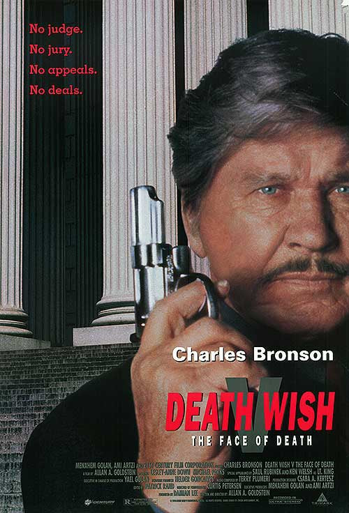 1000 piece jigsaw puzzle for the movie poster: Death Wish V: The Face of Death (1994)