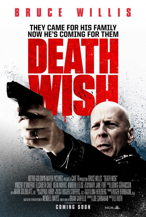 1000 piece jigsaw puzzle for the movie poster: Death Wish (2018) ver2