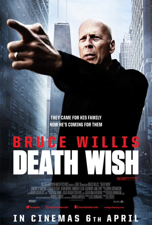 1000 piece jigsaw puzzle for the movie poster: Death Wish (2018) ver7