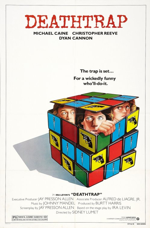 1000 piece jigsaw puzzle for the movie poster: Deathtrap (1982)