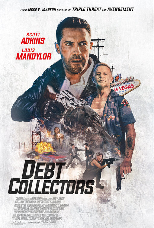 1000 piece jigsaw puzzle for the movie poster: Debt Collectors (2020)
