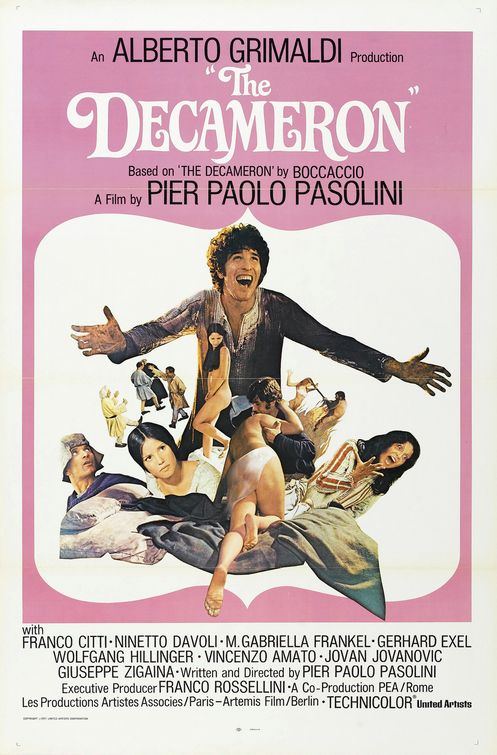 the movie poster: The Decameron (1971) ver2