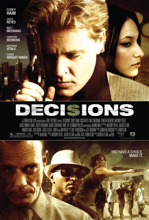 1000 piece jigsaw puzzle for the movie poster: Decisions (2011)