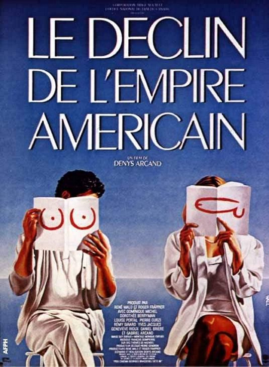 the movie poster: The Decline of the American Empire (1986) ver1