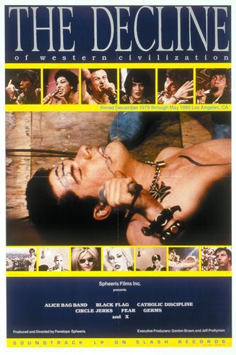 the movie poster: The Decline of Western Civilization (1981)