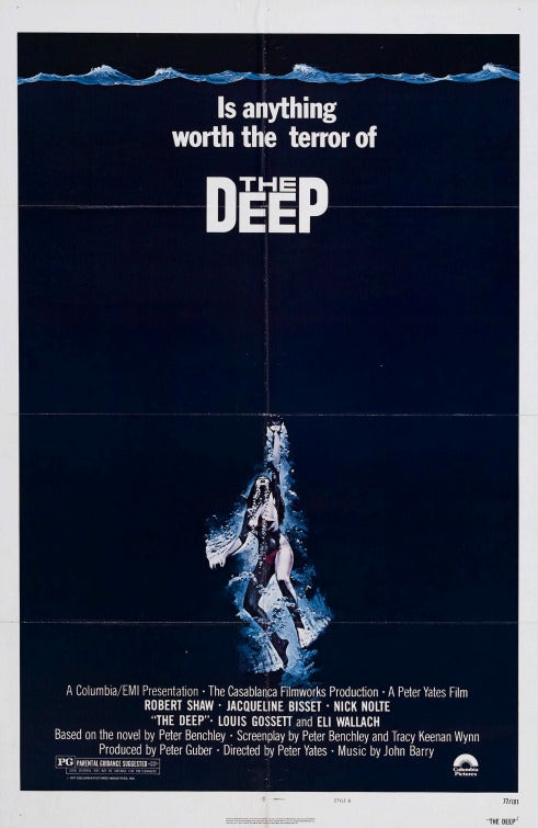 the movie poster: The Deep (1977)
