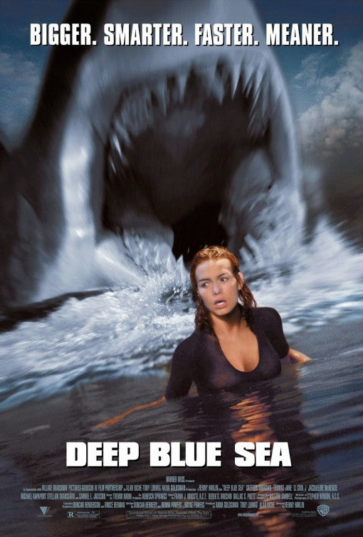 the movie poster: Deep Blue Sea (1999)