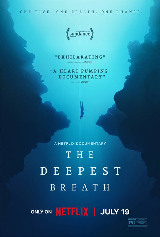 1000 piece jigsaw puzzle for the movie poster: The Deepest Breath (2023)